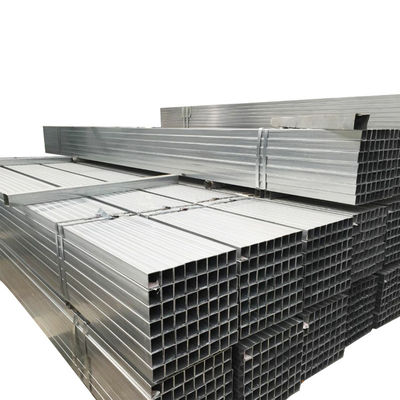 Tolerance ±1% galvanized square tube iron pipe 0.9mm gi pipe perforated powder coated structural galvanised steel square tube