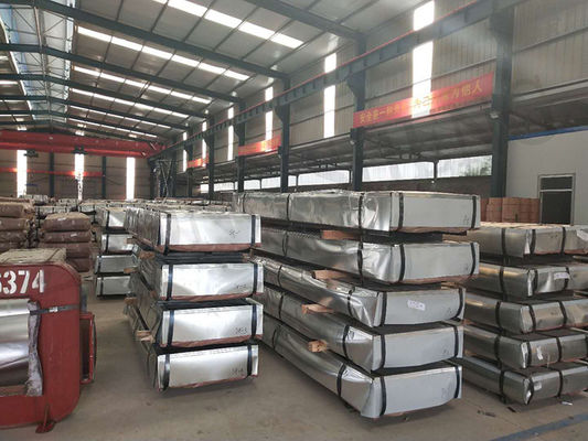 0.45mm Thickness PPGI Corrugated Metal Roof Tiles RAL Blue Wave for Roof Top strength Steel Plate