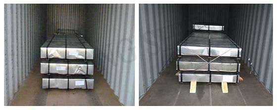 0.45mm Thickness PPGI Corrugated Metal Roof Tiles RAL Blue Wave for Roof Top strength Steel Plate