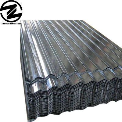 strength Steel Plate Clear Zinc Transparent Galvanized Roofing Sheet for BS Standard in 0.4mm Thickness