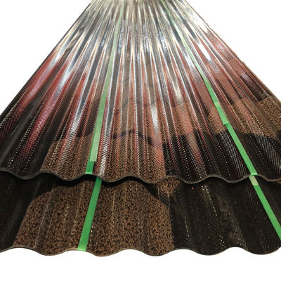 Regular Spangle T-type Galvanized Color Coated Roof Steel Sheet for Various Applications