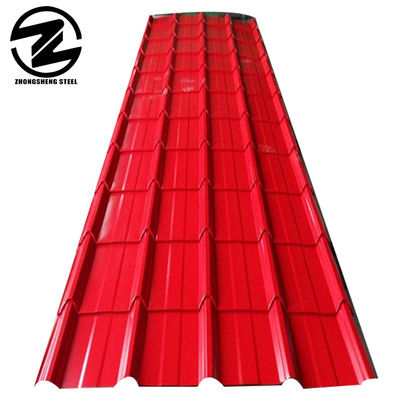 Tolerance ±1% SGCC/SGCH/JIS/DX dx51d zinc 28 gauge prepainted ppgi color coated roofing sheet corrugated RAL PPGL roof sheet