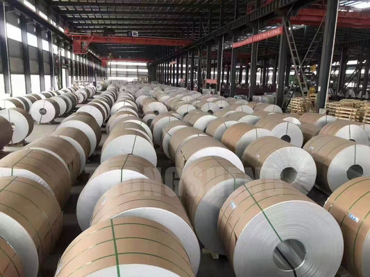 Q195/Q235/Q235b Grade 3003 Reflective Aluminum Coil 0.12mm 0.14mm Thickness with Galvanized Coated Surface