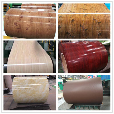 0.12-1mm Thickness Directly Sale Color Coated Galvanized Steel Coil PPGI PPGL Coil 600-1500MM Width