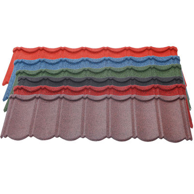 BOND TILE RAINBOW TILE Construction Stone Coated Steel Roofing Tile for Villa Building
