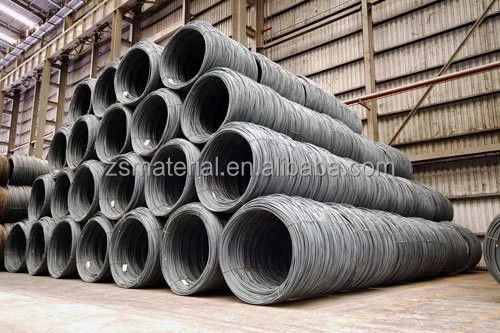 Carbon Steel Wire Q195 Q235 Silver Bright 8mm 6mm 10mm Steel Rods for Nail Production Equipment
