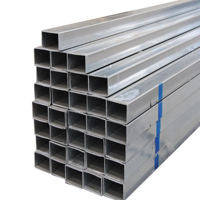 Galvanized Square and Rectangular Steel Pipes with Hardness Mid Hard 1-12m Length