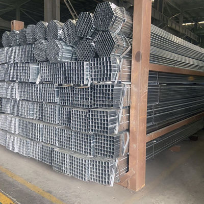 Galvanized Square and Rectangular Steel Pipes with Hardness Mid Hard 1-12m Length