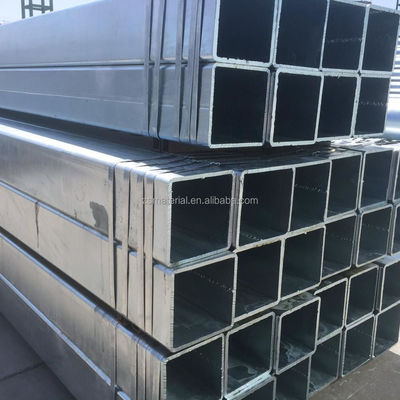 Galvanized Square and Rectangular Steel Pipes with Hardness Mid Hard 1-12m Length