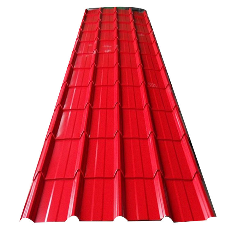 Ral 9016 Color Coated Corrugated Roofing Sheet for Building Paint Top 15-35Microns Tolerance ±1%