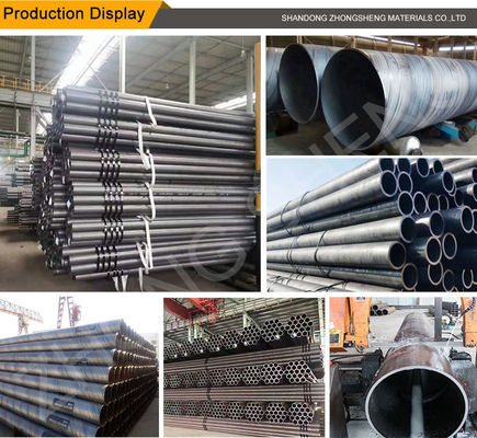 Q235 Q345 ASTM A106 14 Inch 15MM 25MM Thickness Carbon Steel Pipe with Galvanized Yes Skin Pass and Grade